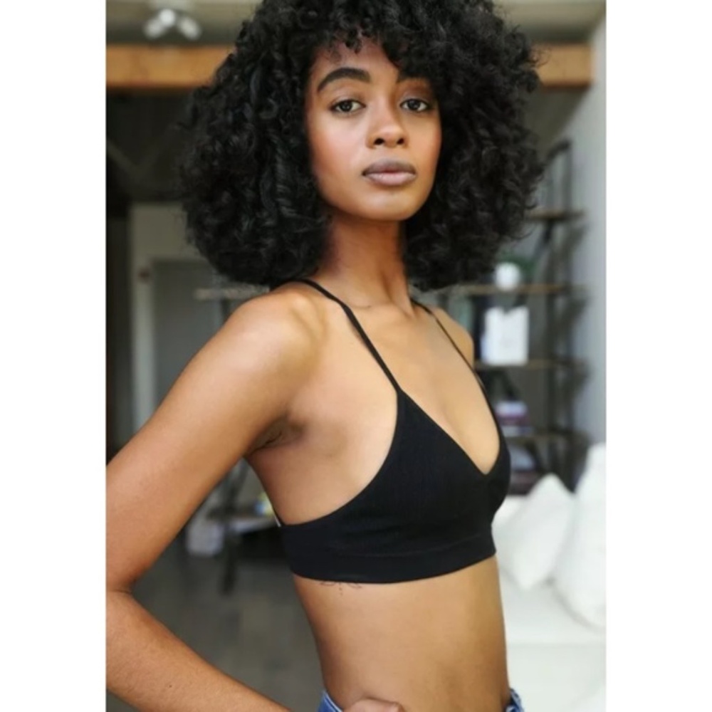 Black Crescent Moon Dream Catcher Boho Bralette - Picture 4 of 6